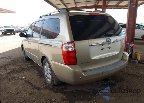 2007 Kia Sedona Ex z USA, uszkodzony, nr VIN KNDMB233876190439